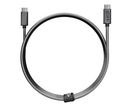 Kabel USB NEXT ONE Kabel Metallic USB-C / USB-C 1,2 m space gray